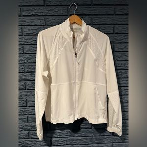 Calia by Carrie Underwood | Athletic Full Zip Jacket | White | Size Large